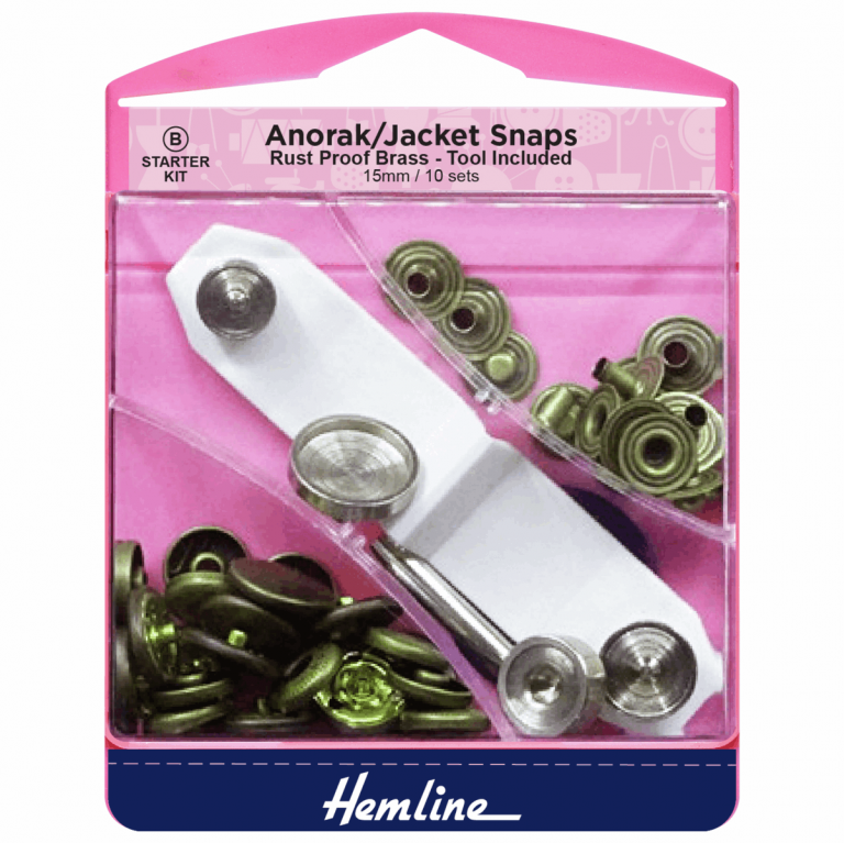 Brass Snaps Antique Brass