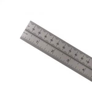 Alternative view of Concept 12" 30cm Deadlength Steel Ruler Precision Measuring Tool