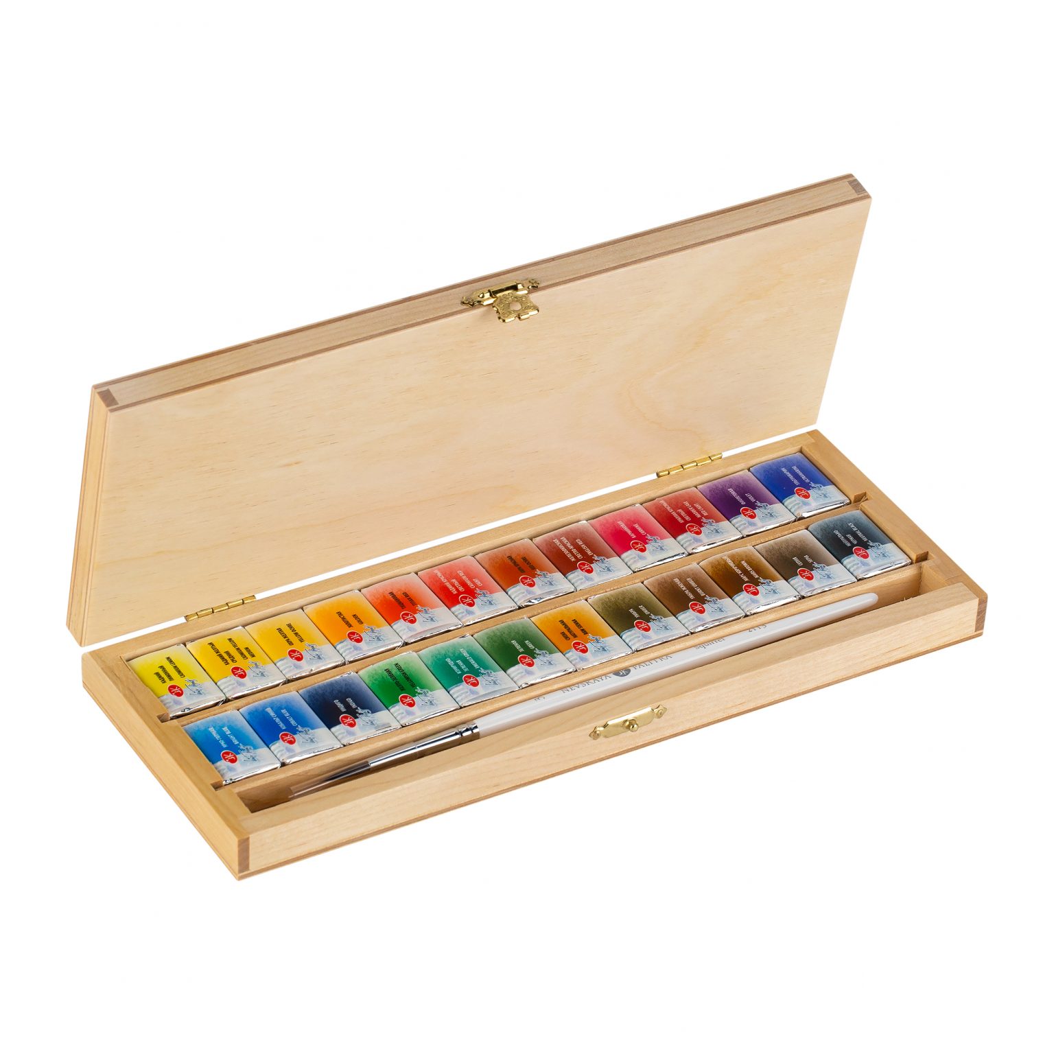 White Nights Wooden Watercolour Set