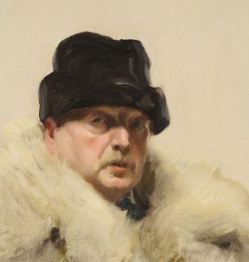 Self Portrait with Fur, 1915, Anders Zorn, , Public domain, via Wikimedia Commons