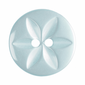 Star Baby Button - Pale Blue