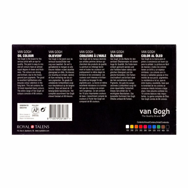 Van Gogh Oil Set 10x20ml art supplies ireland art supplies dublin