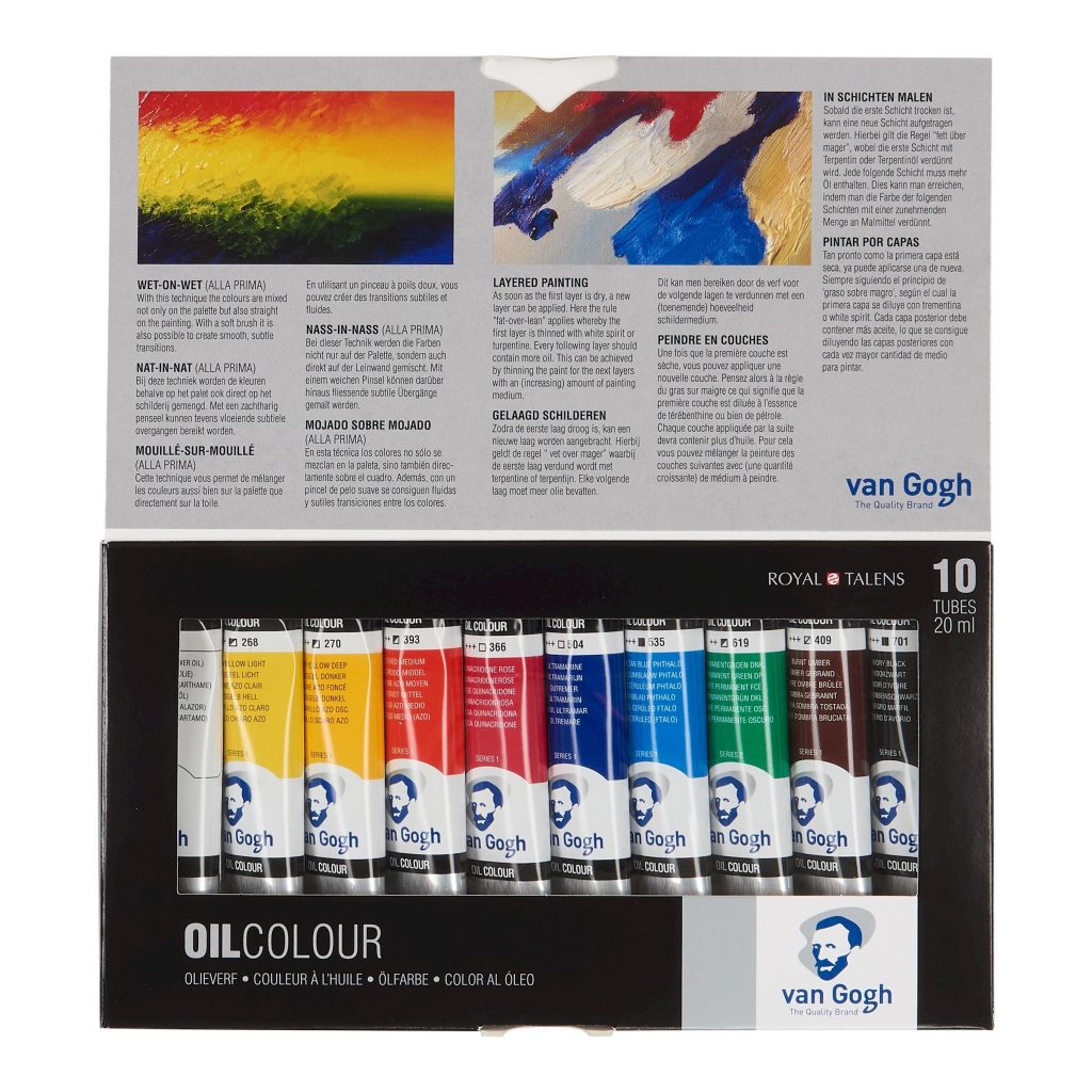Van Gogh Oil Set 10x20ml art supplies ireland art supplies dublin