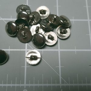 Vintage Metal Effect Buttons -  Pale Gold
