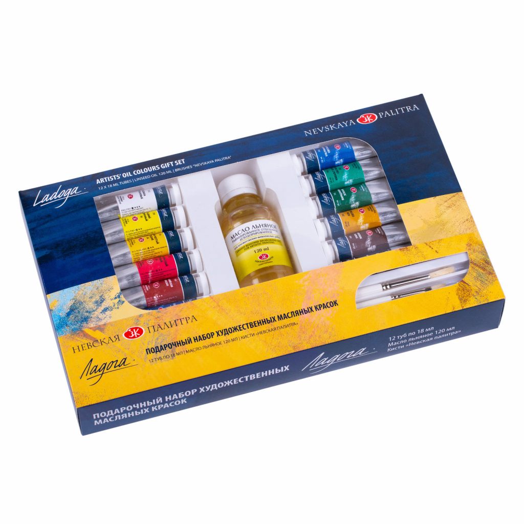 Artists' Oil Colours Gift Set, Ladoga 12x18ml art supplies ireland