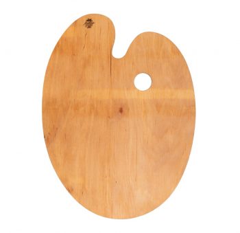 wooden palette oval