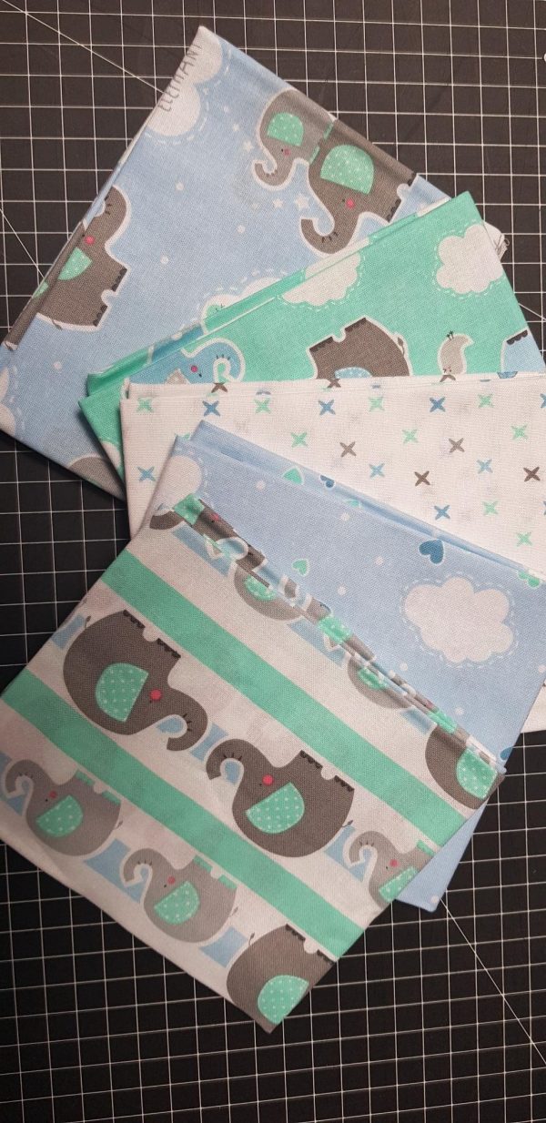 Cutest Little Elephant - Fat Quarter Bundle