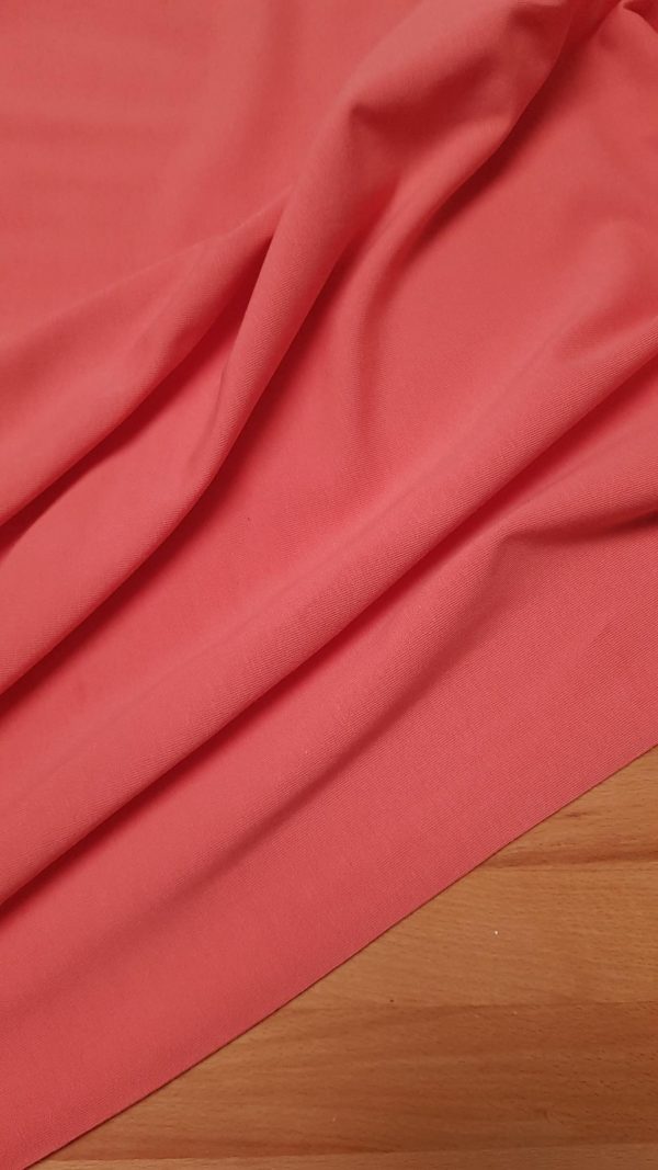 Organic Cotton Jersey - Coral