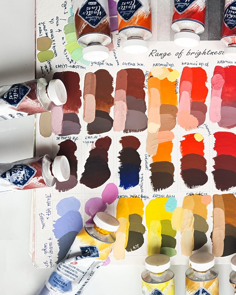 Tempera Paint Set, Master Class 10 x 46ml