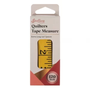 Extra long quilters tape measure 300cm/120"