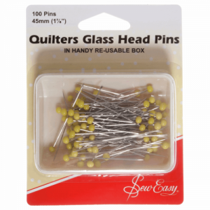 Glass Head Pins Quilters Pins