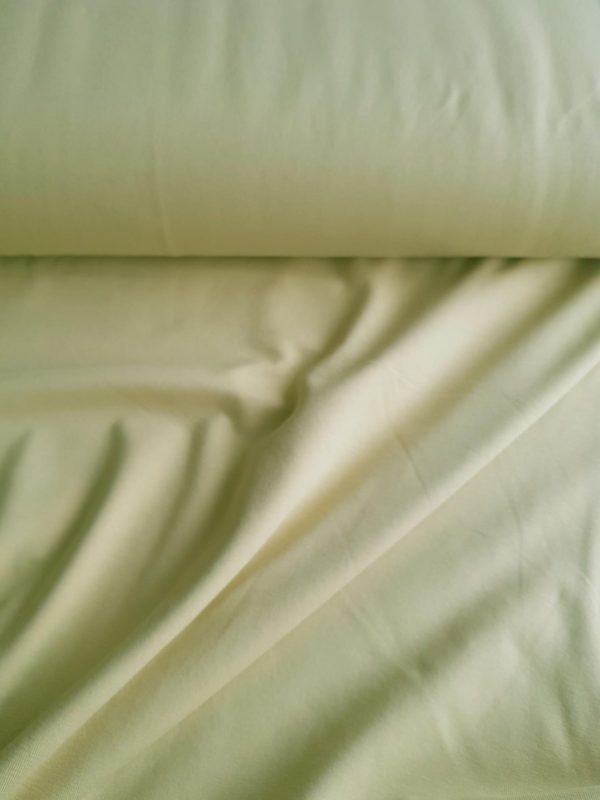 Organic Cotton Jersey - Dusty Yellow - Image 3