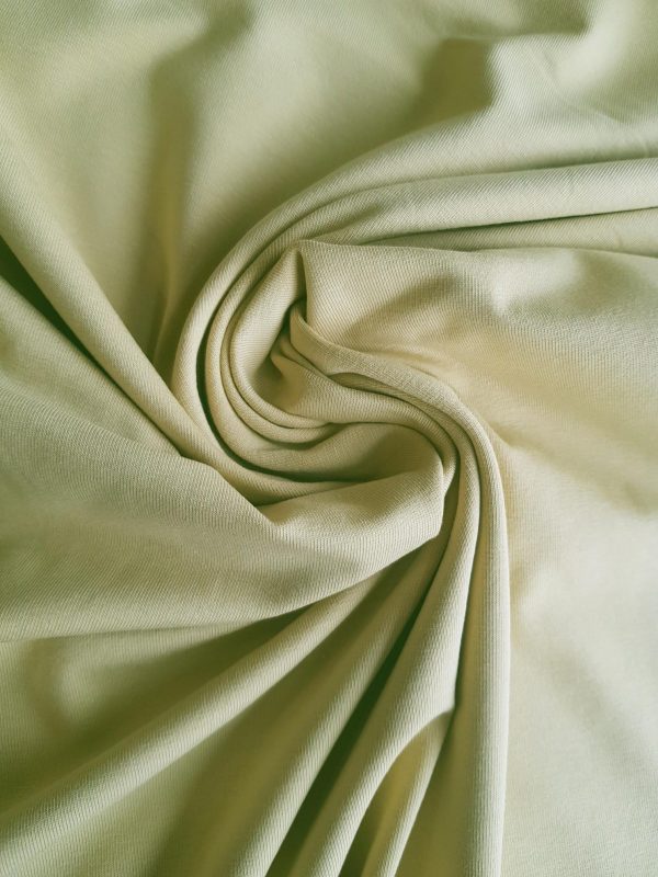 Organic Cotton Jersey - Dusty Yellow
