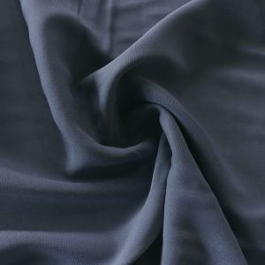 Plain Viscose Challis - Denim