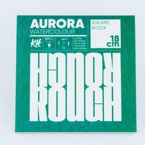 Watercolour Pads RAW AURORA 300gsm Rough 20 pages - 18x18cm