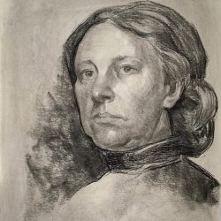 Study of Portrait of Augusta Gregory (1852-1932), Dramatist and Folklorist (c.1904)William Orpen