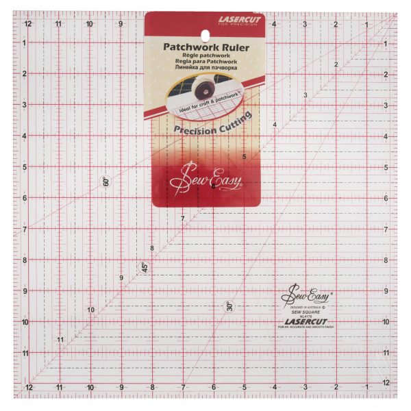 Quilting Ruler 12.5" x 12.5"