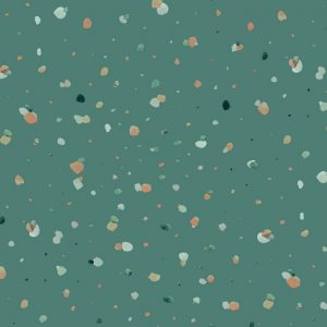 Cotton Jersey - Splash Dots Emerald