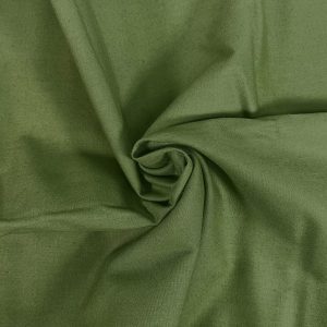 Organic Plain Cotton - Moss