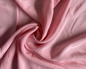 Crepe de Chine - Pale Pink. Remnant only - 1.7m