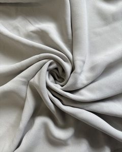Crepe de Chine - Dove Grey. Remnant only - 1.4m