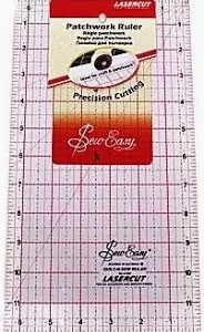 Sew Easy Patchwork Ruler: 24 x 6in
