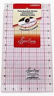 Sew Easy Patchwork Ruler: 24 x 6in