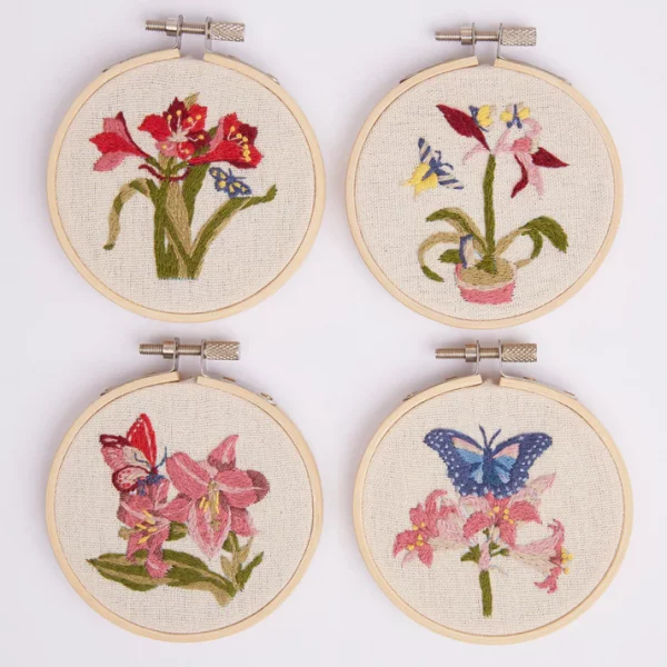 RHS - Embroidery Kit - Butterfly & Flora - Image 2