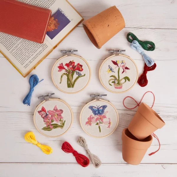 RHS - Embroidery Kit - Butterfly & Flora