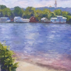 Alternative view of Landscape in Oils - 8th November