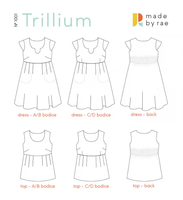 Trillum Dress - Made By Rae Patterns - Image 12
