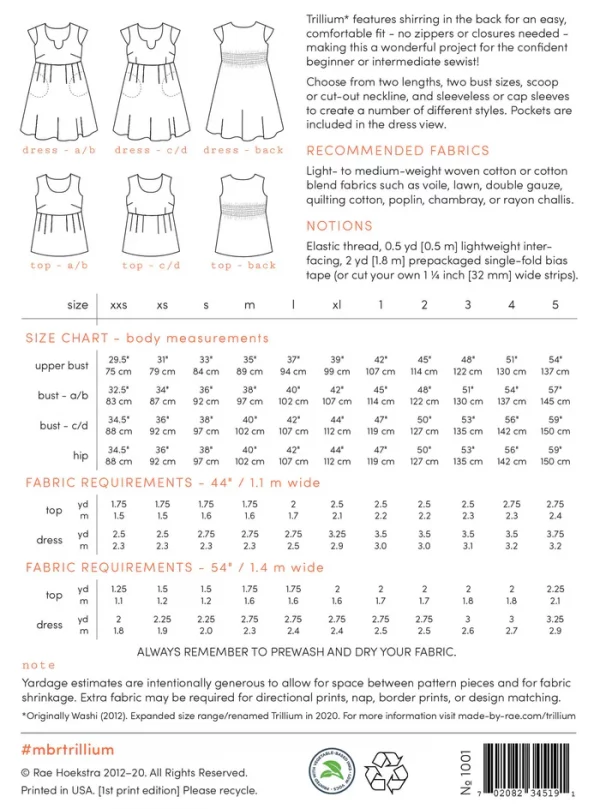 Trillum Dress - Made By Rae Patterns - Image 10