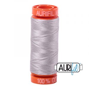 Aurifil - 50wt 100% Cotton Thread - Dove Grey