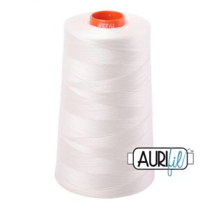 Aurifil - 50wt 100% Cotton Thread - Cream - Cone