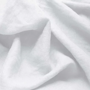 Extra Fine Stone Washed Linen - White