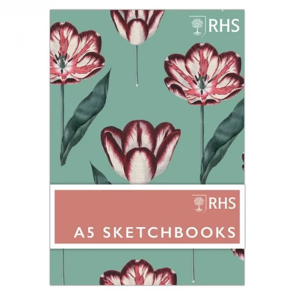 RHS A5 Sketchbook 100gsm 20sht - Tulips (3pk) - Image 2