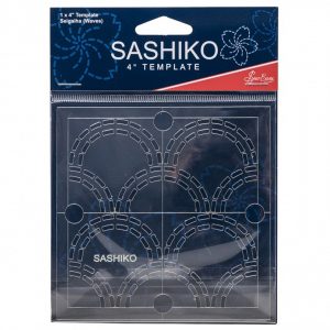 Sashiko - Template 4in - Seigaiha (Waves)
