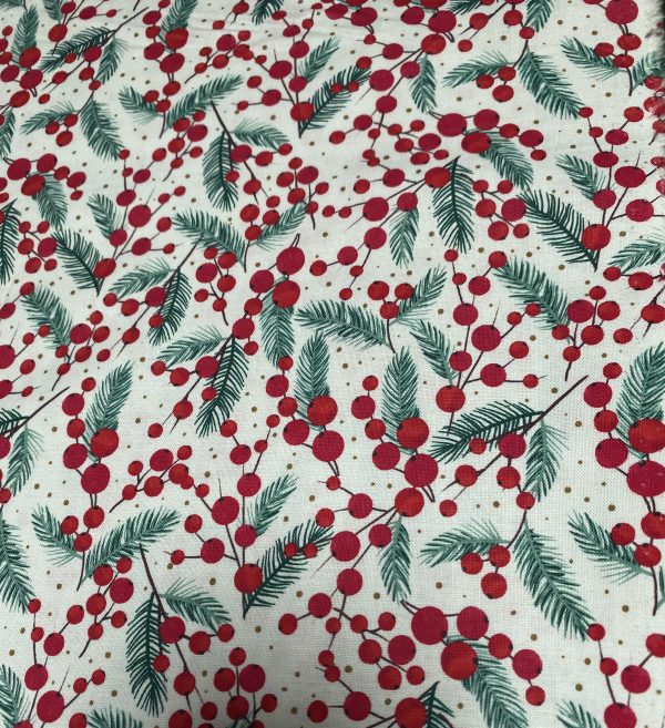 Festive Berries Fabric - The Craft Cotton Company - Image 3