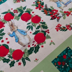 Alternative view of Peter Rabbit - Christmas Orchard - Advent Calendar Panel