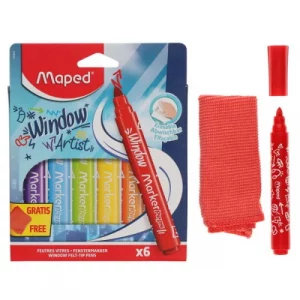 Alternative view of Maped Pack 6 Window Markers - Ideal Markers for Window and Glass Art