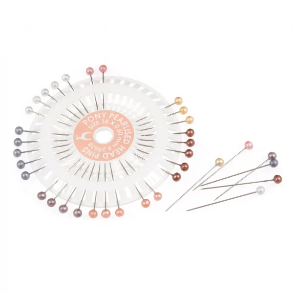 40 Pearlised Headed Pins, 38 x 0,6 mm - Image 4