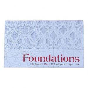 Alternative view of Foundations 12wt 20 Spools Aurifil