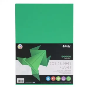 A4 160gsm Card 50 Sheets (Asparagus Green)