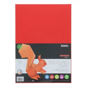 A4 160gsm Card 50 Sheets (Saffron Orange)