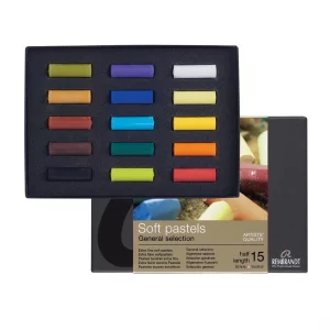 Alternative view of Rembrandt Soft pastel set General Selection | 15 half pastels