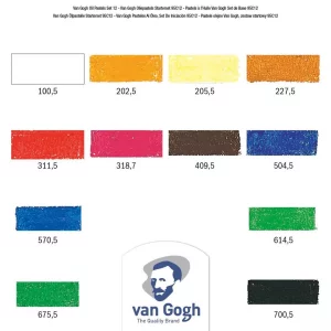 Alternative view of Van Gogh Oil pastel starter set | 12 colours