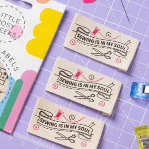 Little Rosy Cheeks Label - Sewing is my soul