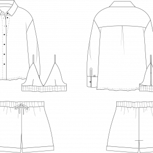 Alternative view of Lee-Lou-Anne set- Cha Coud Patterns