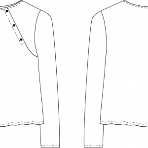 Alternative view of Oria jumper- Cha Coud Patterns