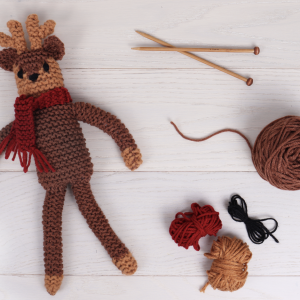 Knitting Kit - My First - Reindeer